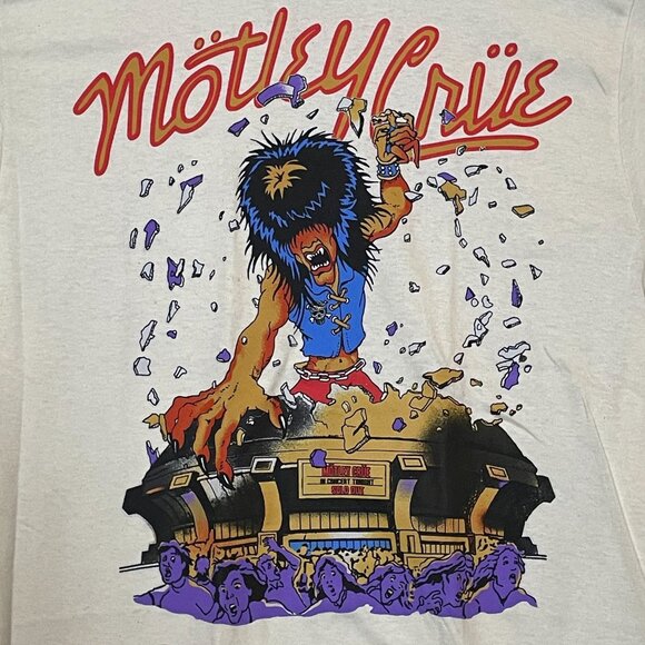 Mötley Crüe Girls Girls Girls 1987 Rock Tour T-shirt size Small - Picture 2 of 5